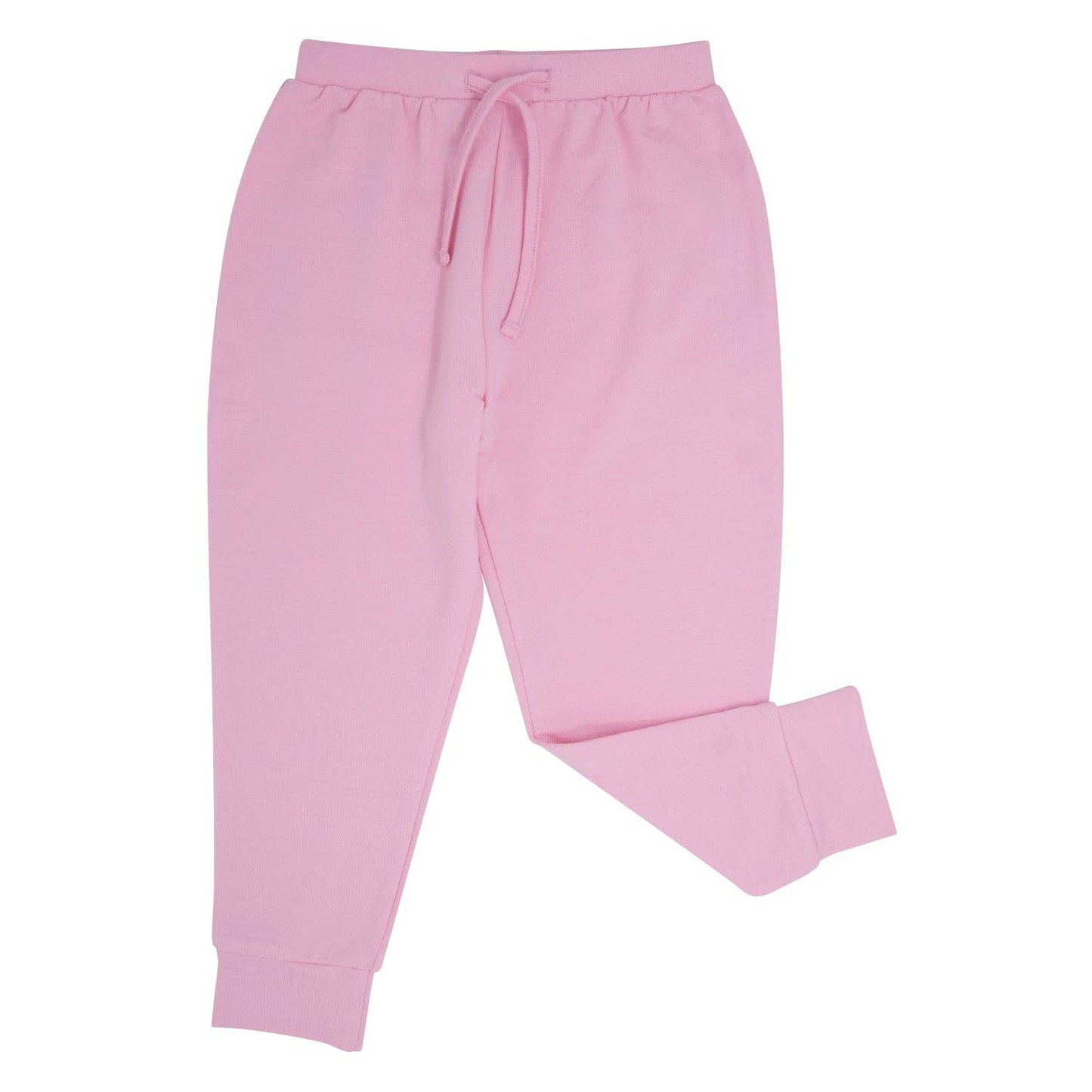 Crew Neck Jogger Set - Carnation Pink French Terry