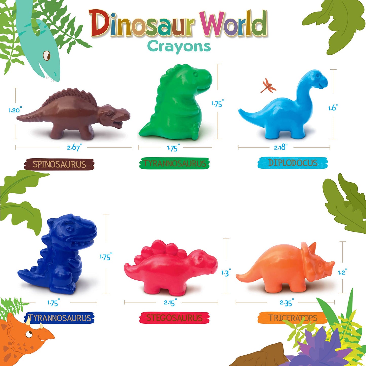 Dinosaur World Crayons