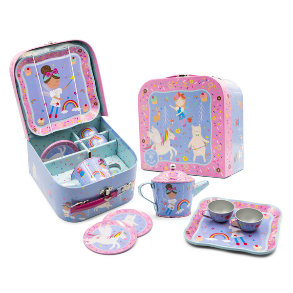 Rainbow Fairy Tin Tea Set