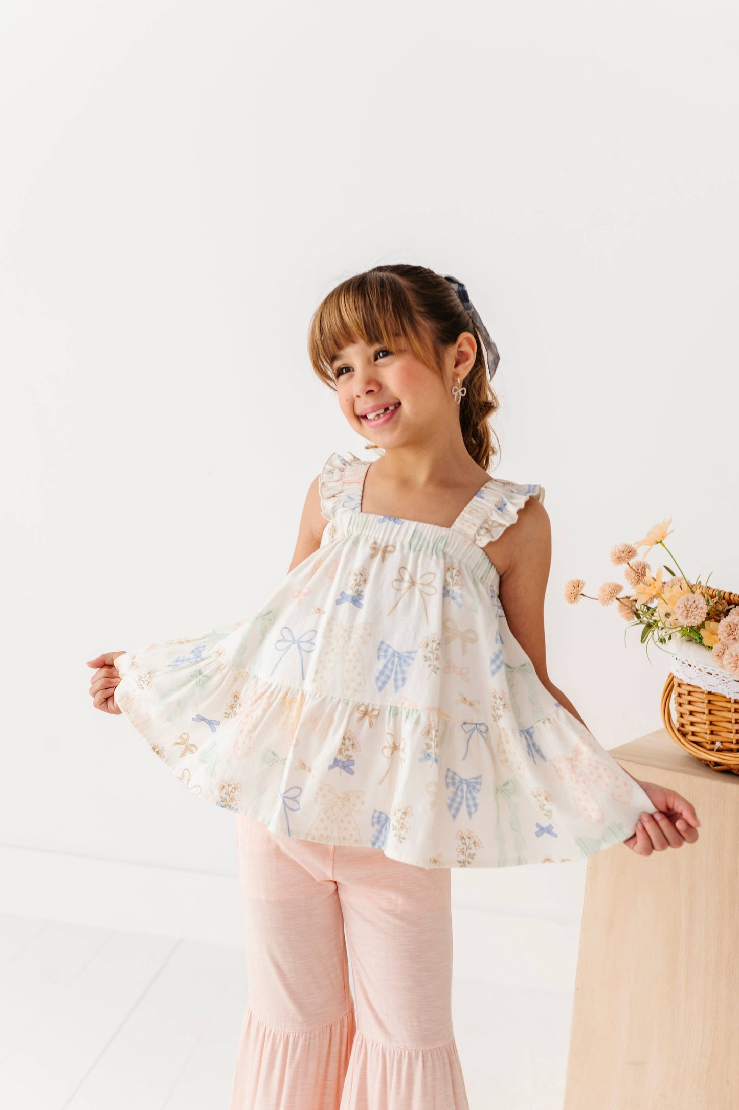 Garden Bows Peplum + Flare Set