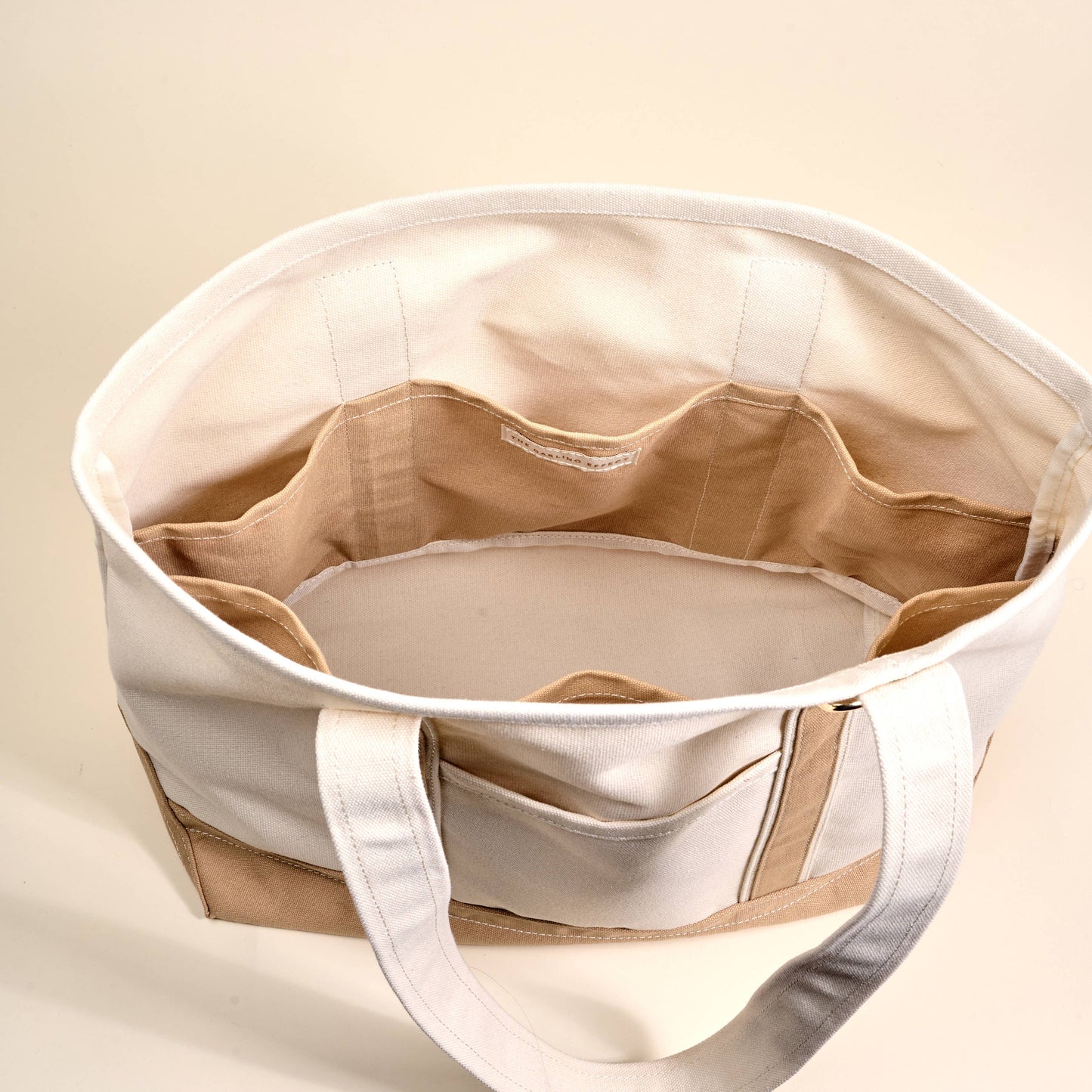 The Signature Canvas Tote Bag – Beige