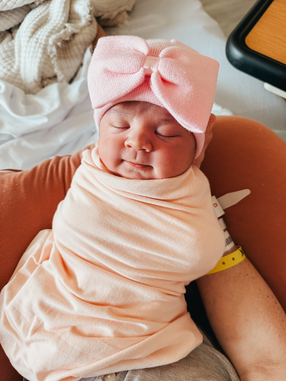 Baby's First Hat®-Petal Pink Bow