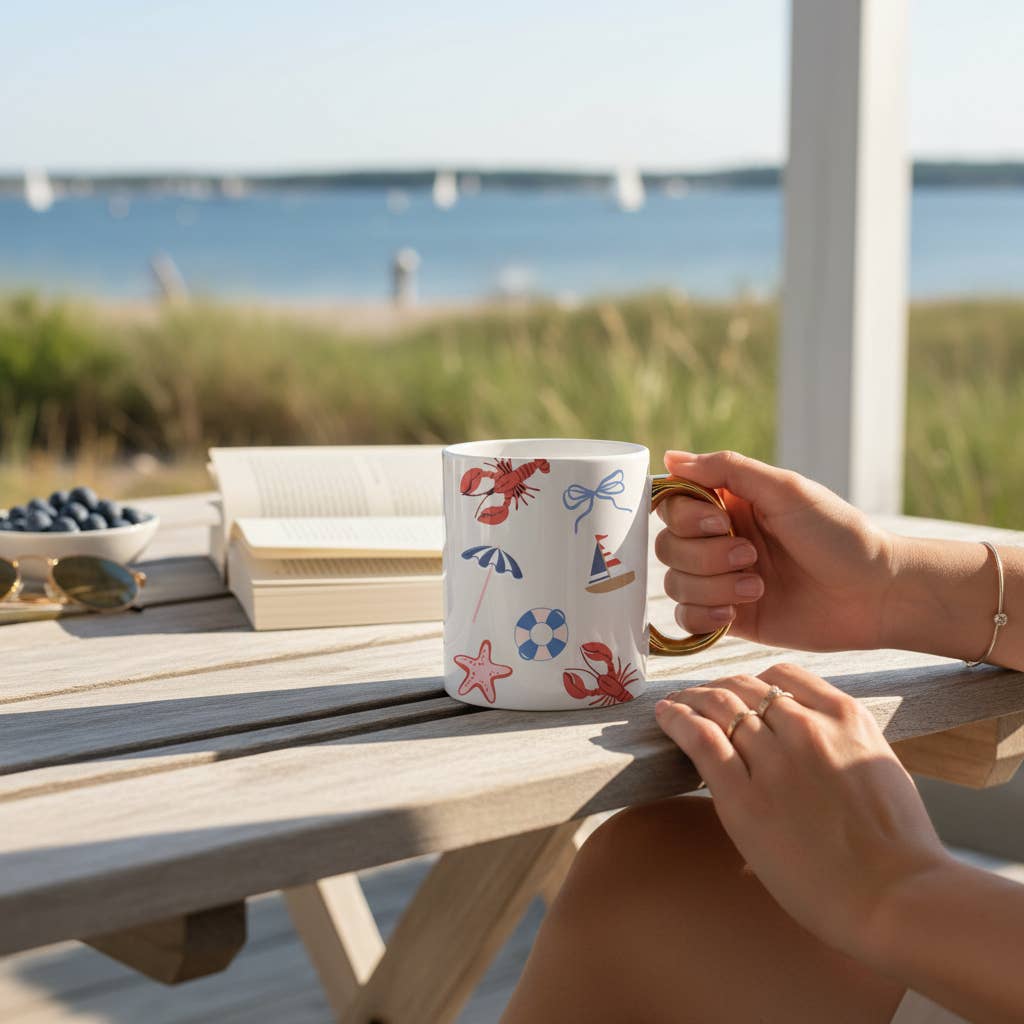 11 oz Ceramic Mug – Seaside Haven