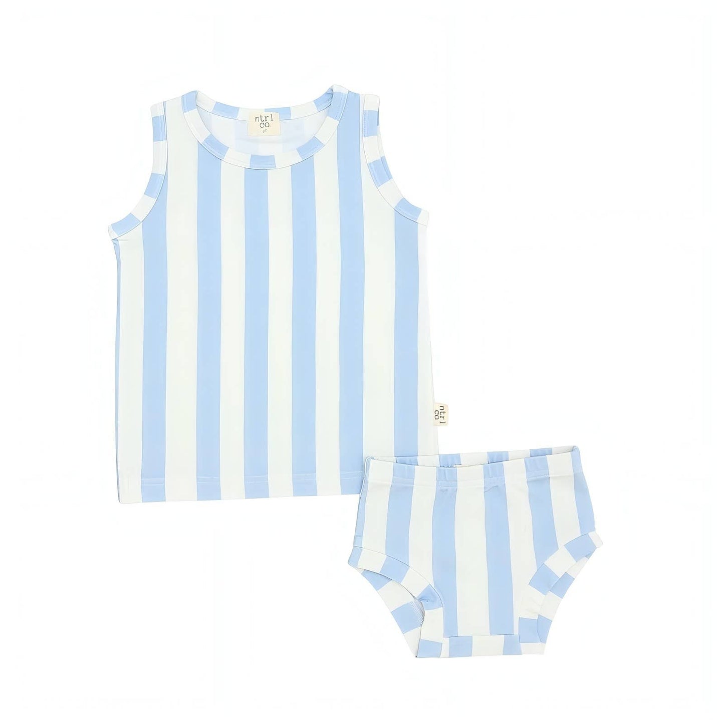 Lagoon Tank Set | Beach Lines | Blue