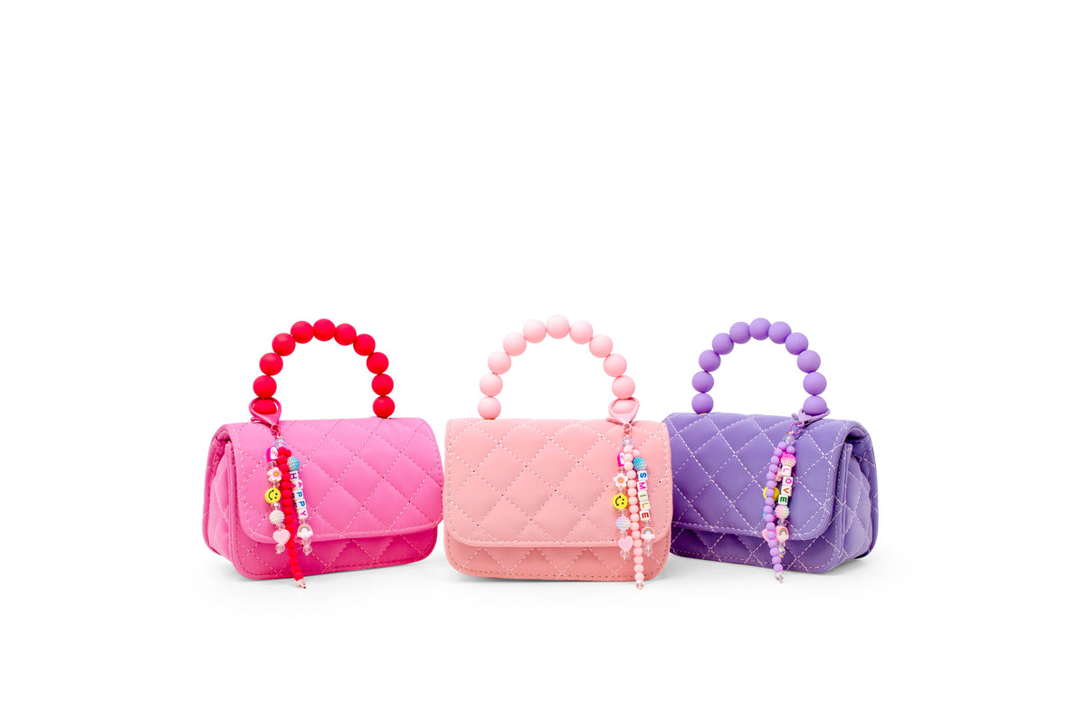 Pearl Handle Charm Handbag