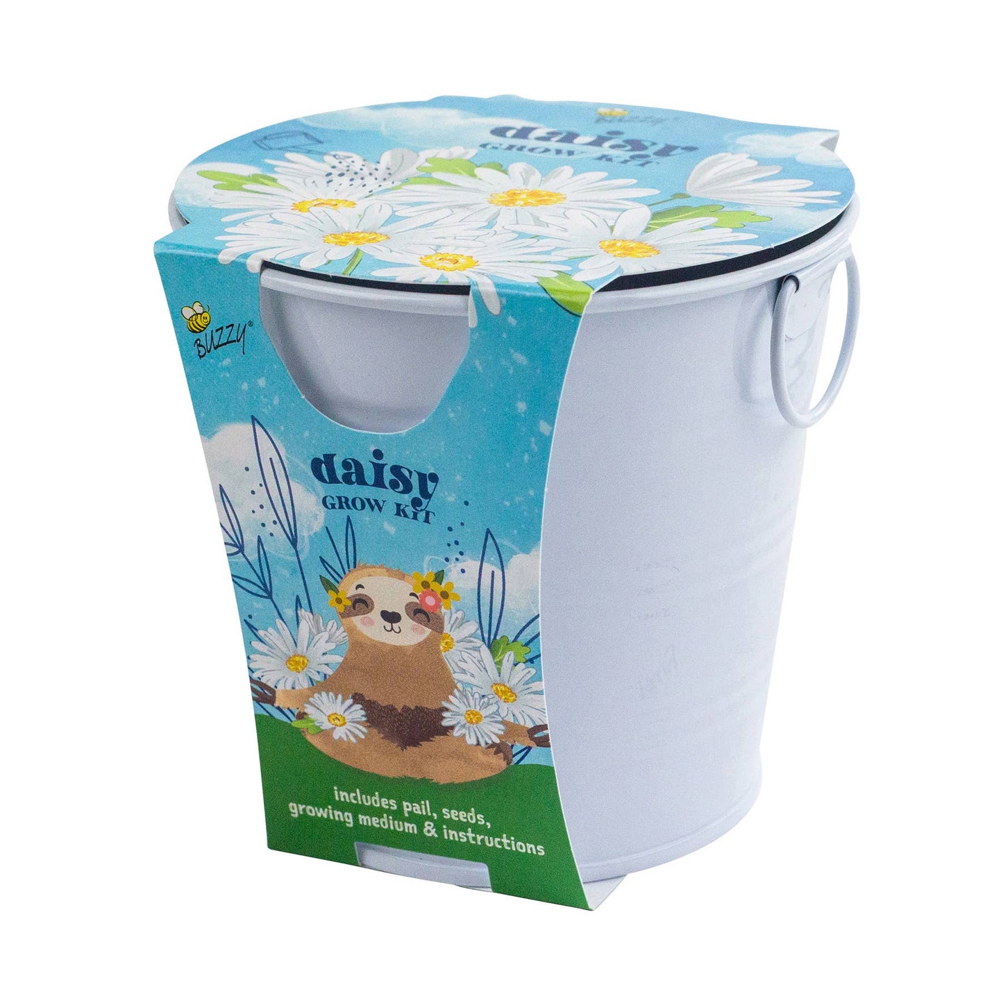 Kids Flower Grow Pail | Daisy Grow Kit |
