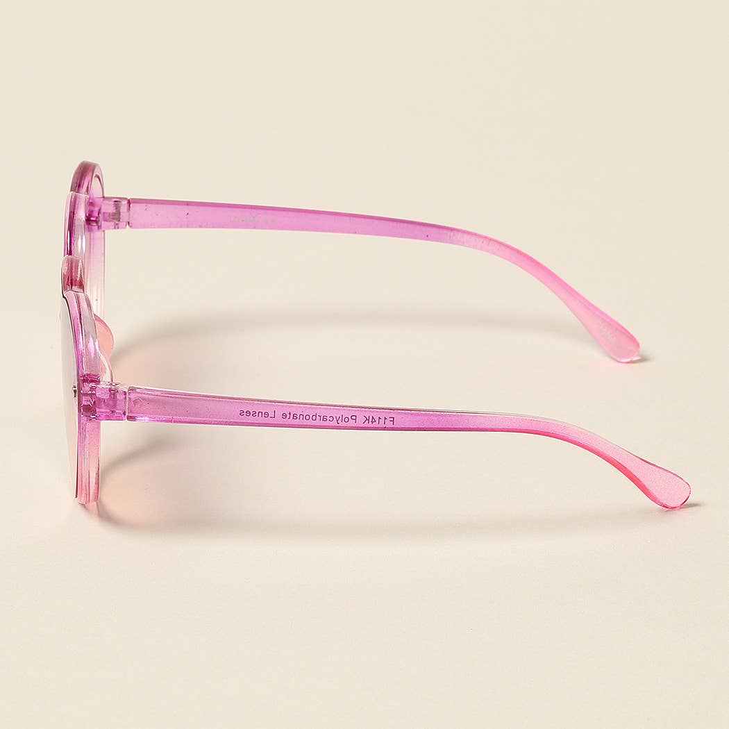 Kid's Heart Shaped Sunglasses