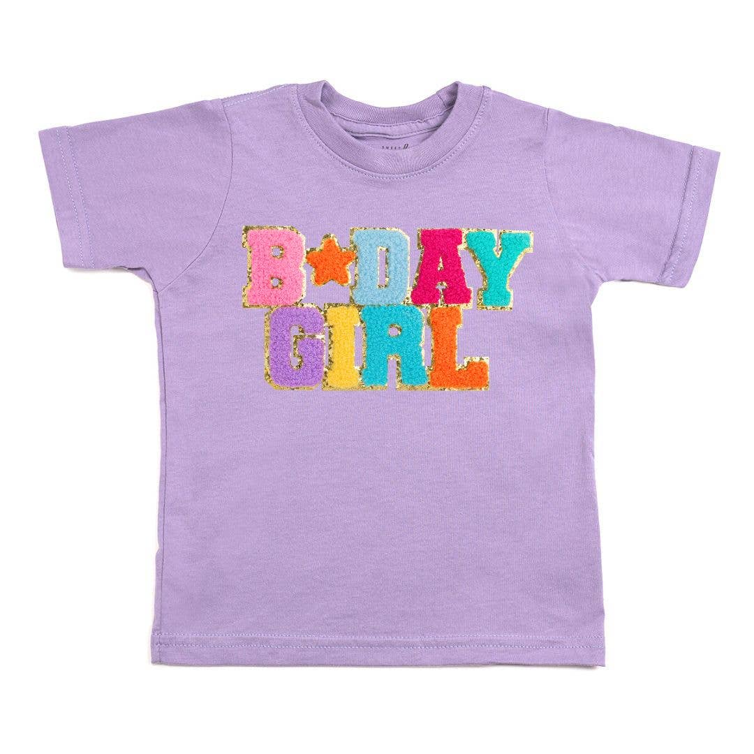 Birthday Girl Short Sleeve T-Shirt - Lavender