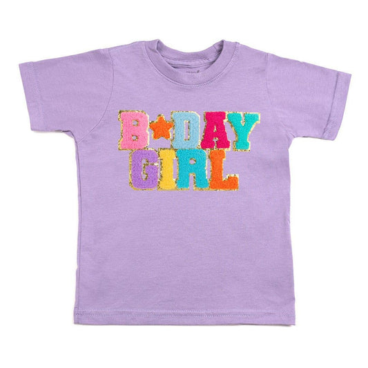 Birthday Girl Short Sleeve T-Shirt - Lavender