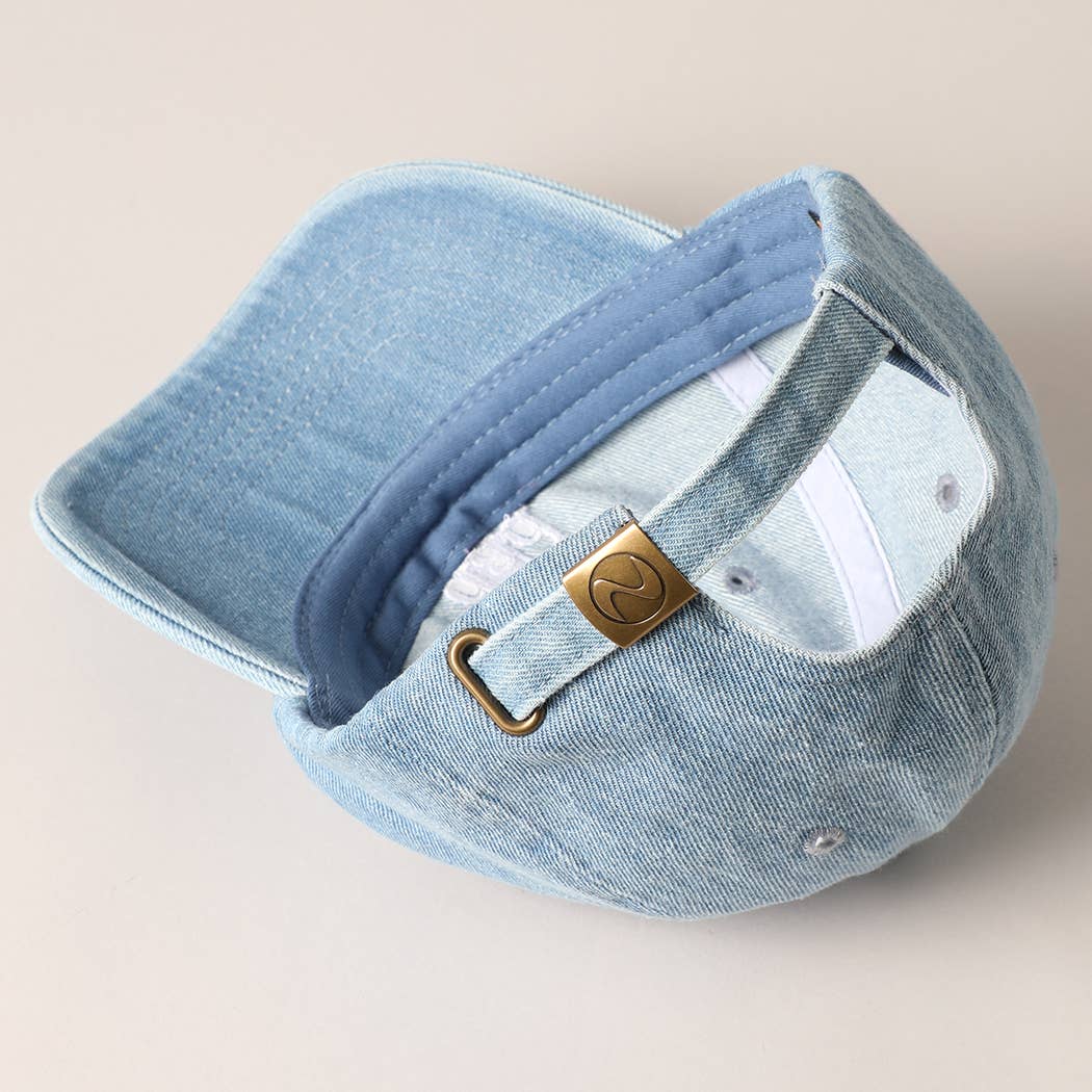 Dad Embroidered Denim Cap