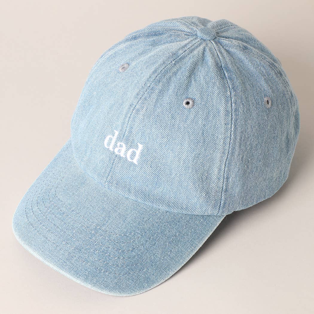 Dad Embroidered Denim Cap
