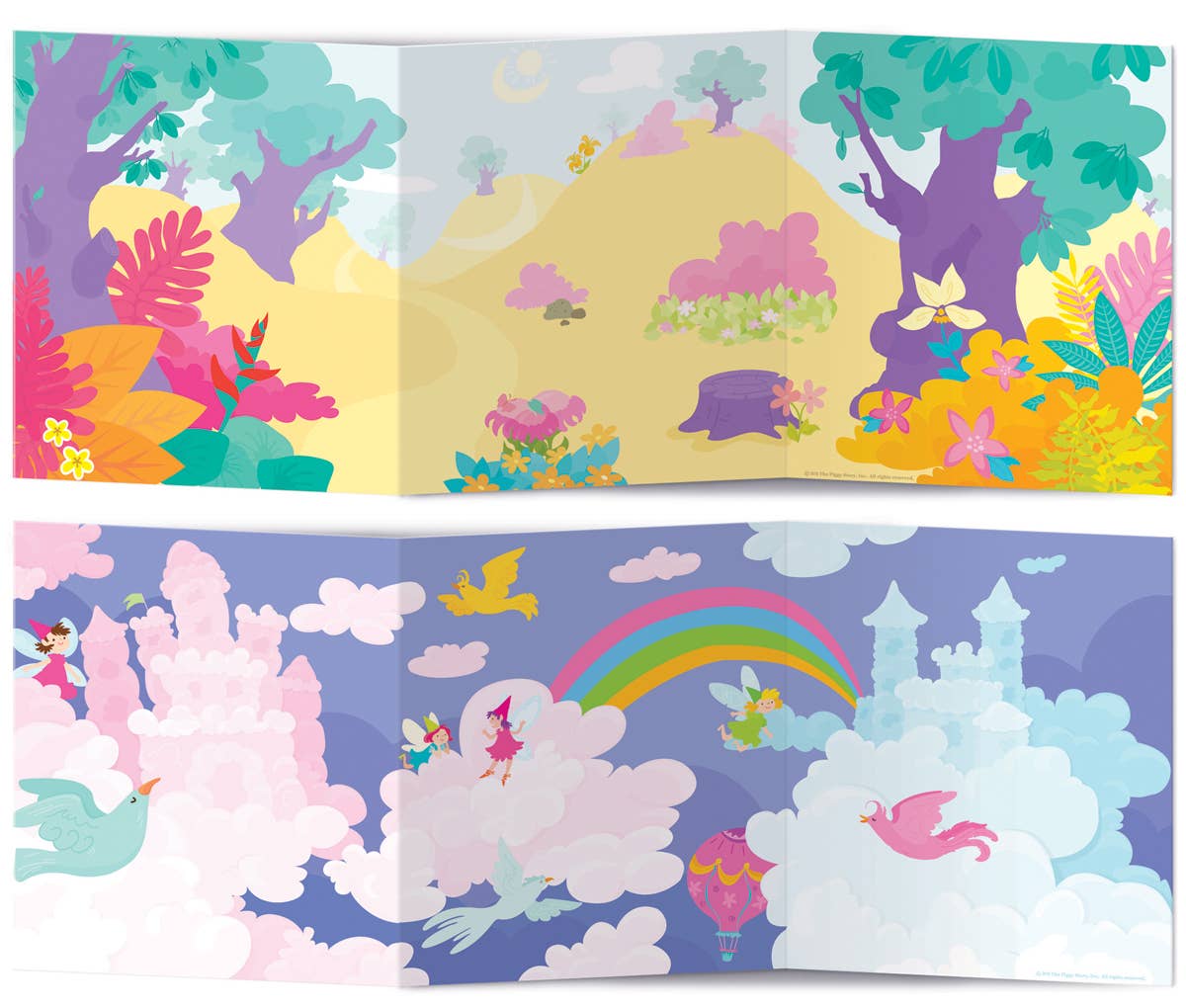 Unicorn Land Reusable Sticker Activity Tote