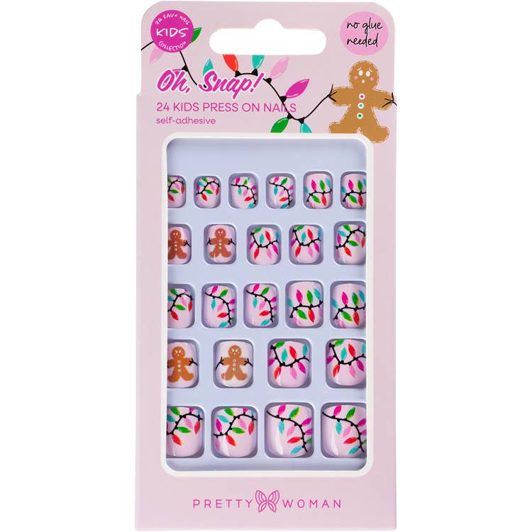 Holiday Press On Nails - Oh, Snap!