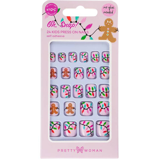 Holiday Press On Nails - Oh, Snap!