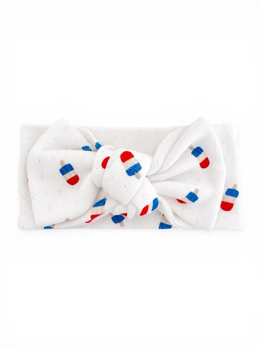 Popsicle Organic Pointelle Bow