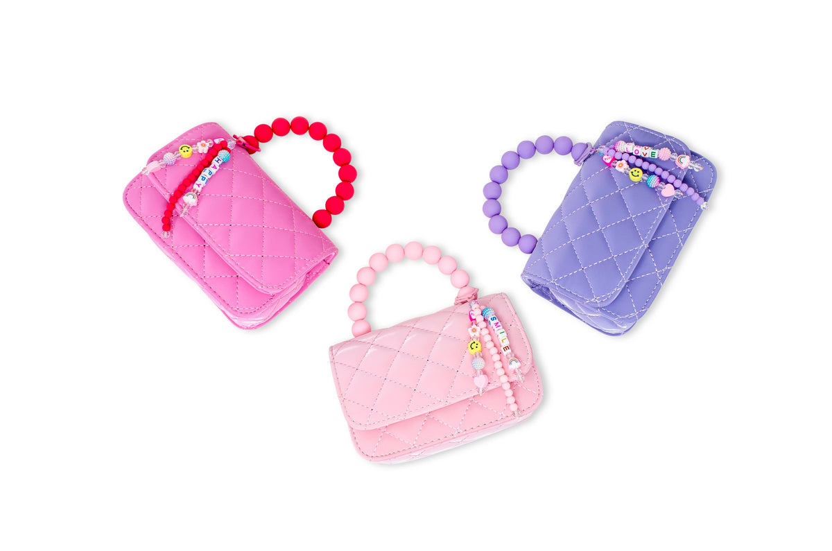 Pearl Handle Charm Handbag