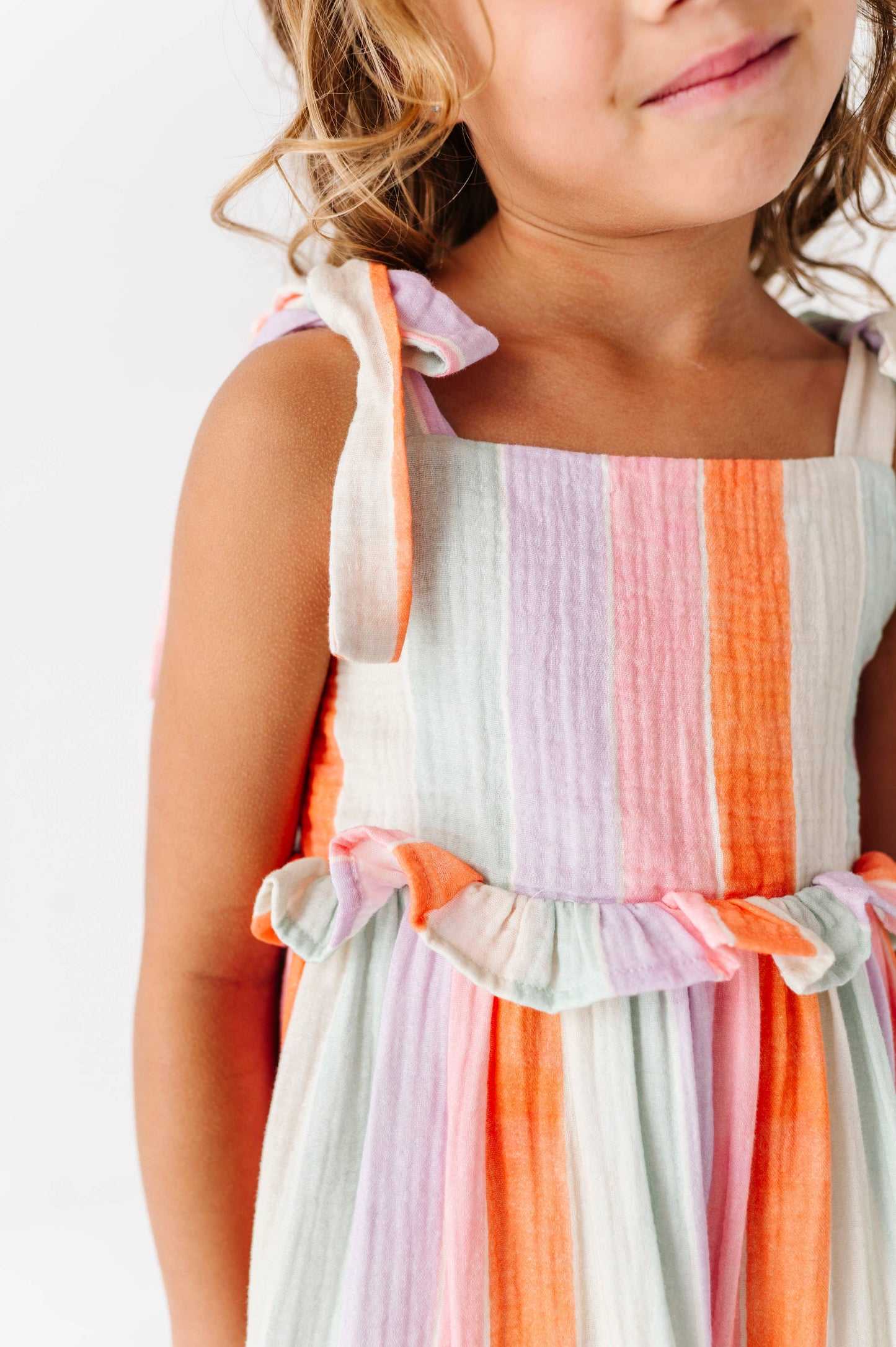 Sorbet Stripe Strappy Dress
