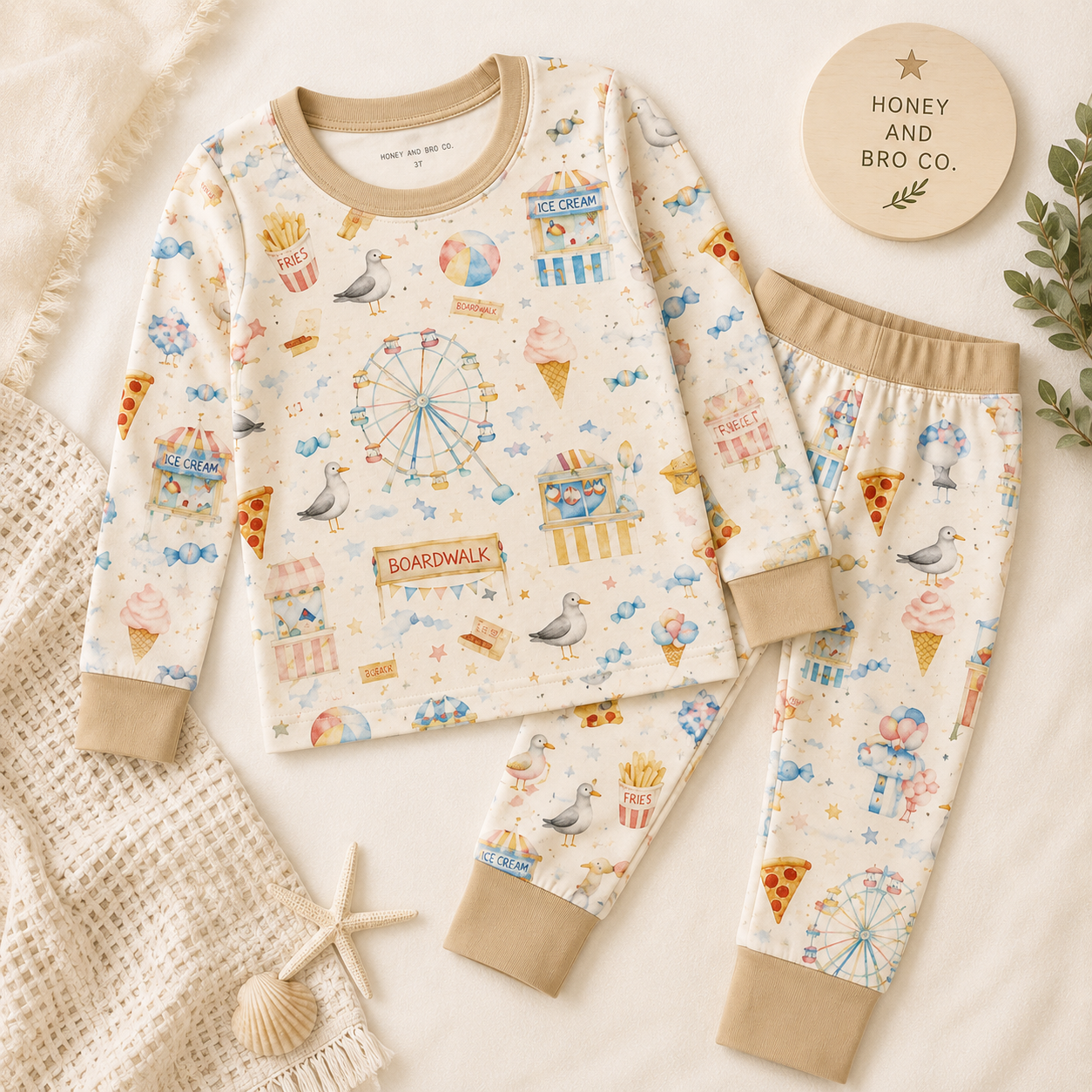 Boardwalk Baby Pajama Set