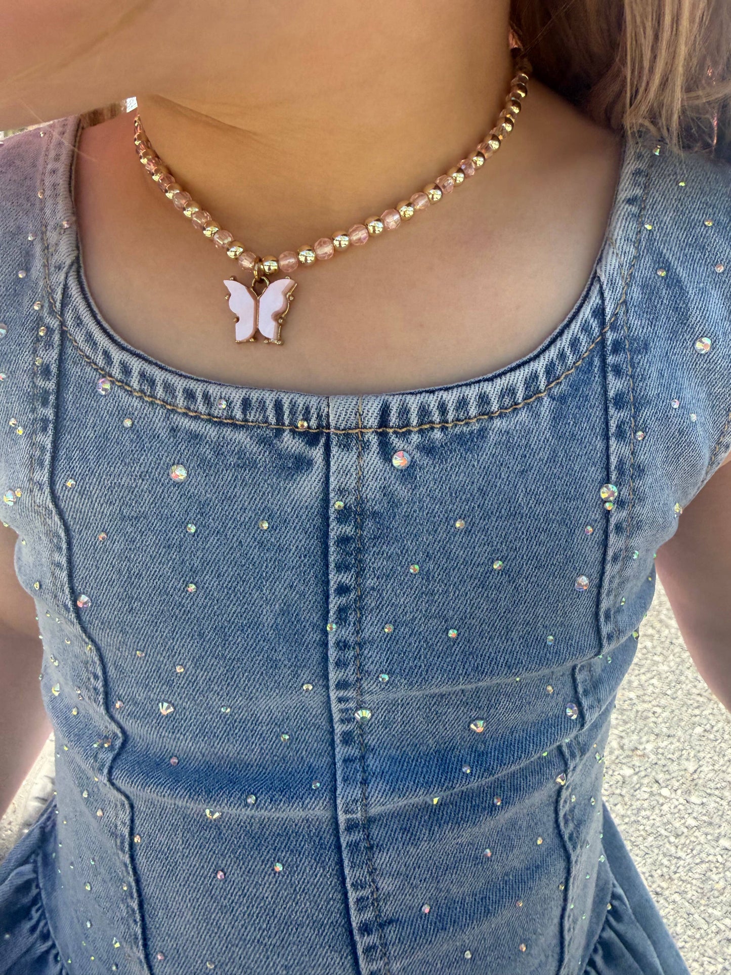 Denim Sparkle Dress