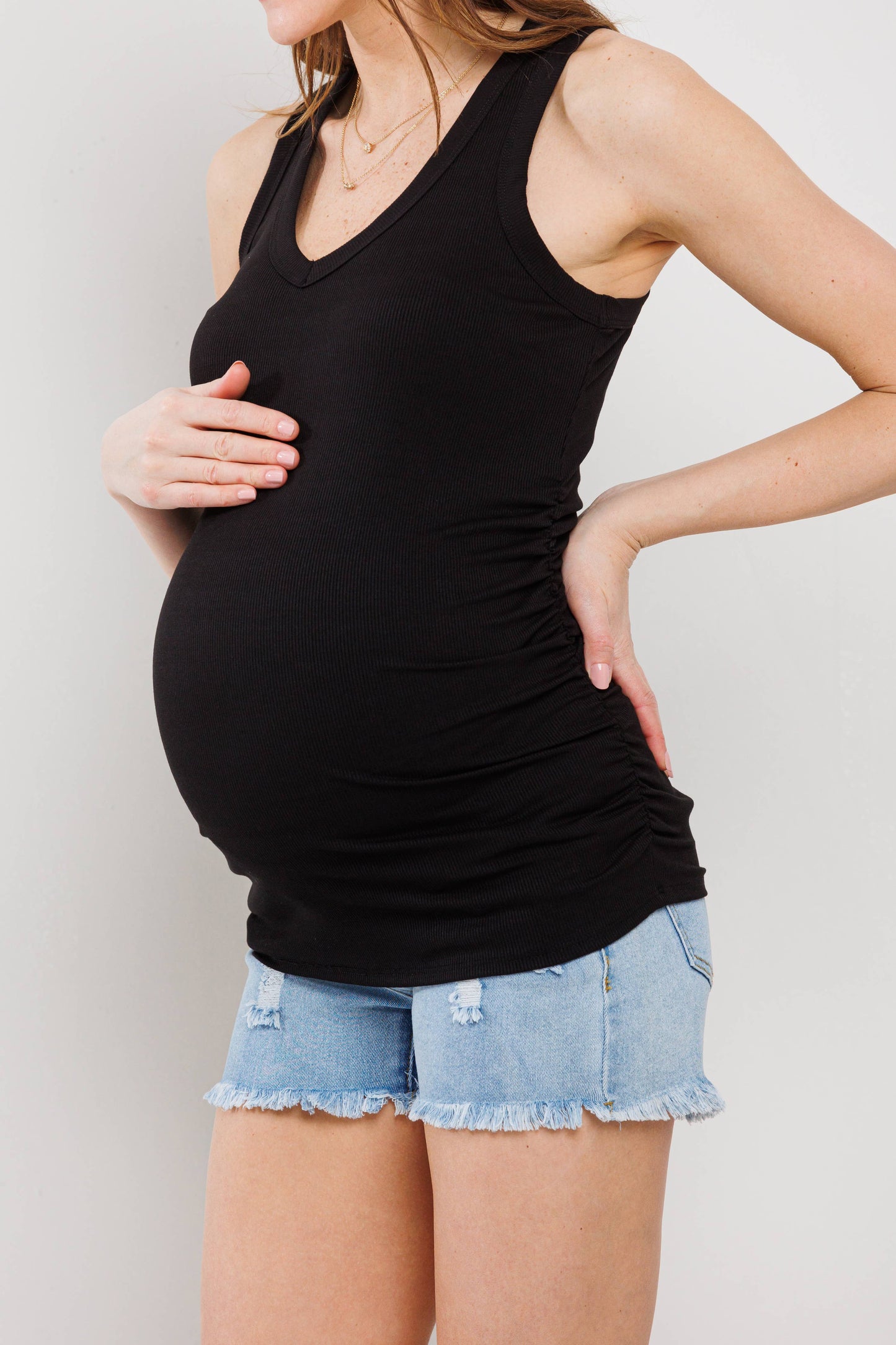 Maternity Ribbed Tank Top