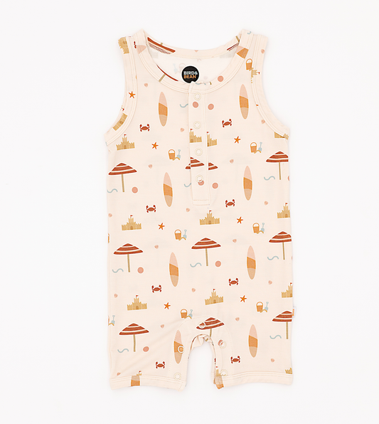 Beach Break Sleeveless Romper