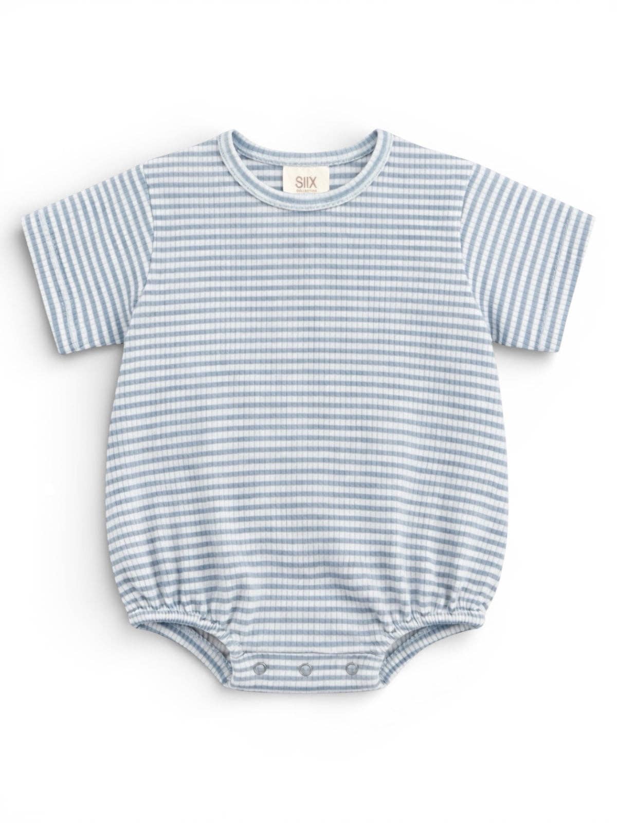 Ribbed T-Shirt Bubble - Blue