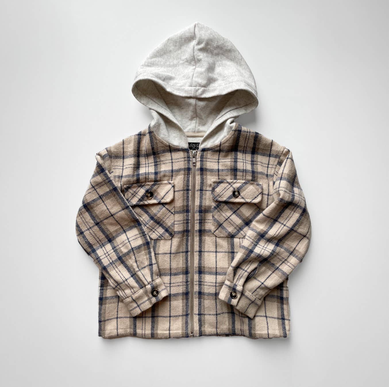 Hooded Flannel Jacket