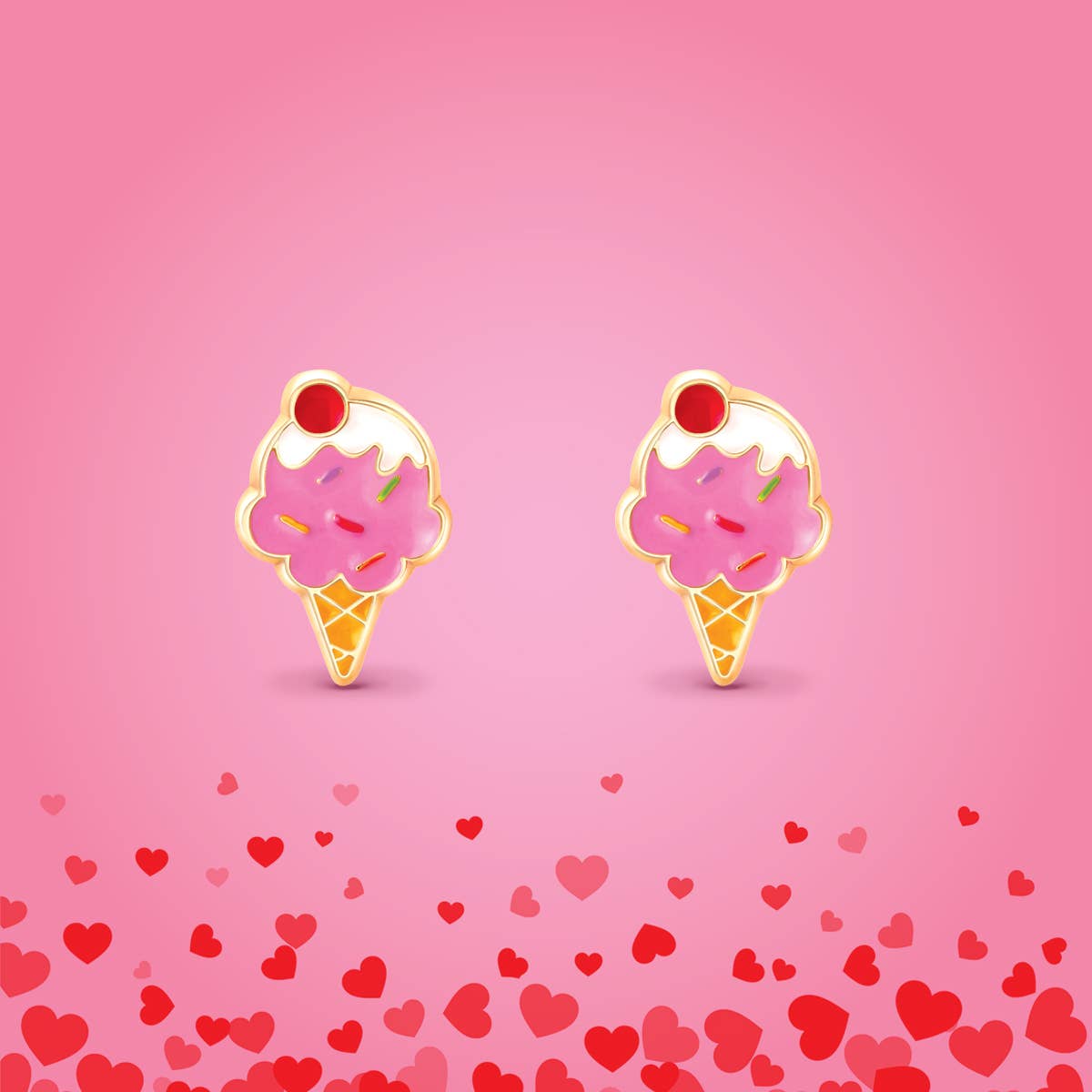 Ice Cream Dream Stud Earrings