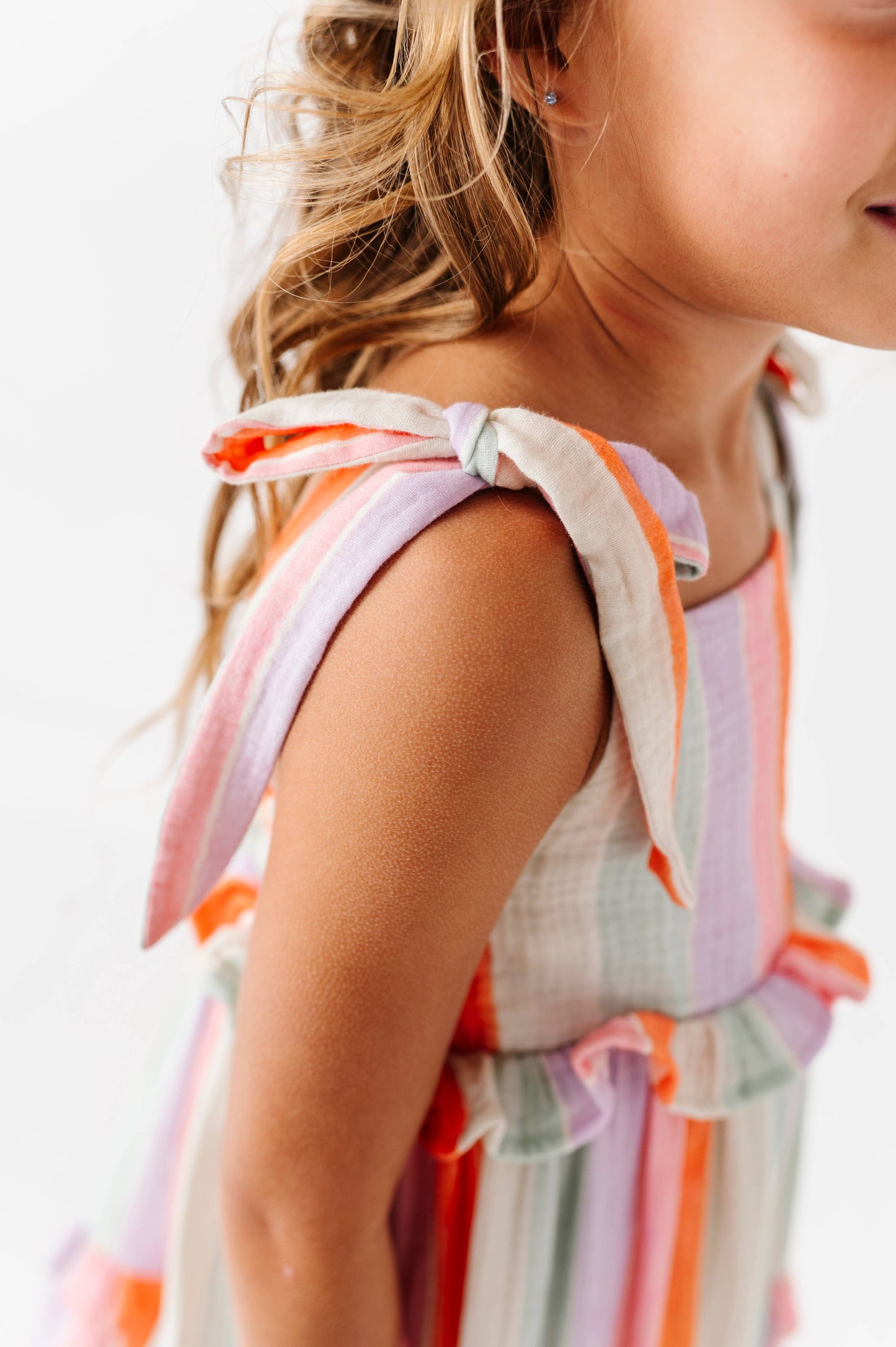 Sorbet Stripe Strappy Dress
