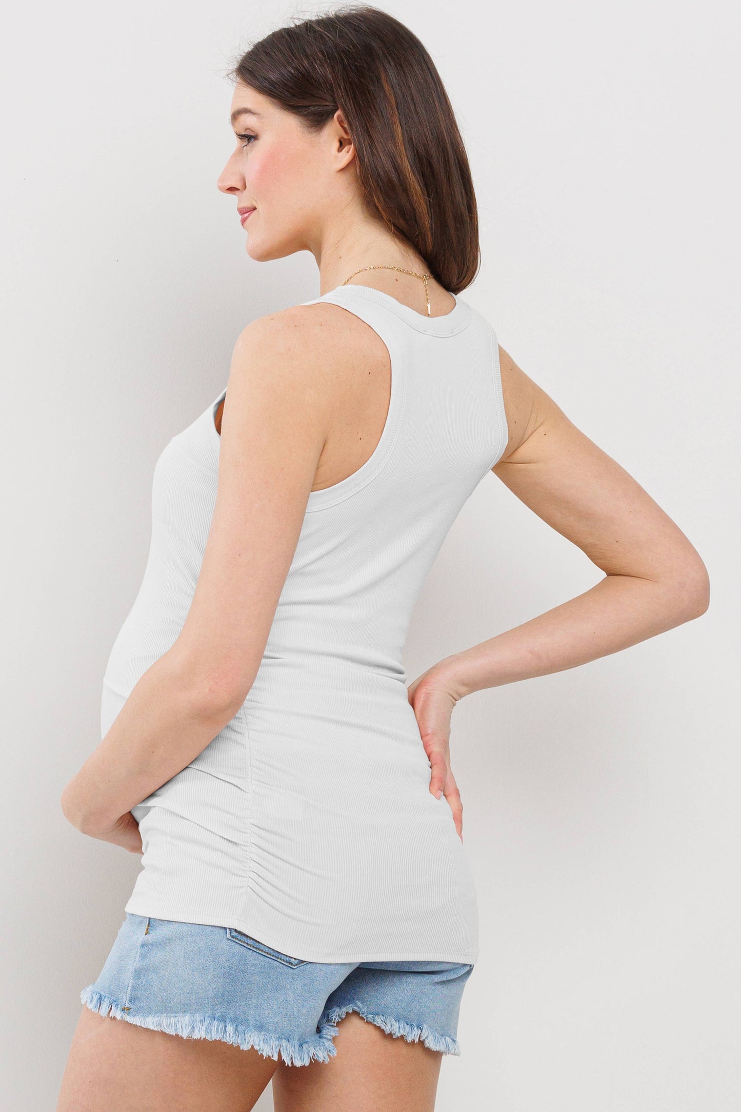 Maternity Ribbed Tank Top