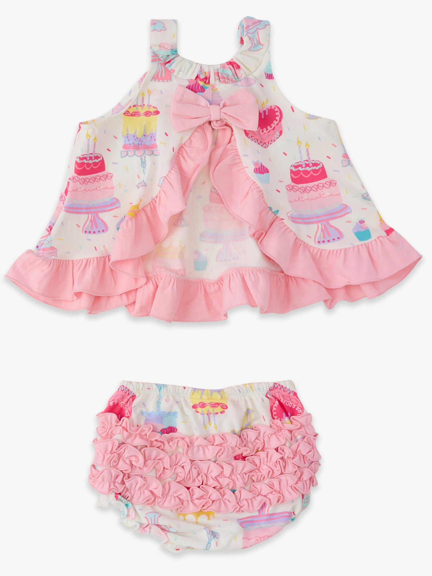 Cake Party Knit Swing Top & Bloomer Set