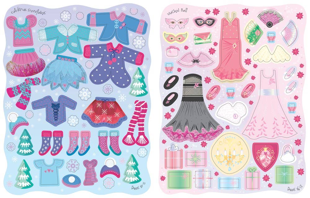 Sticker Dolly Dressing - Christmas
