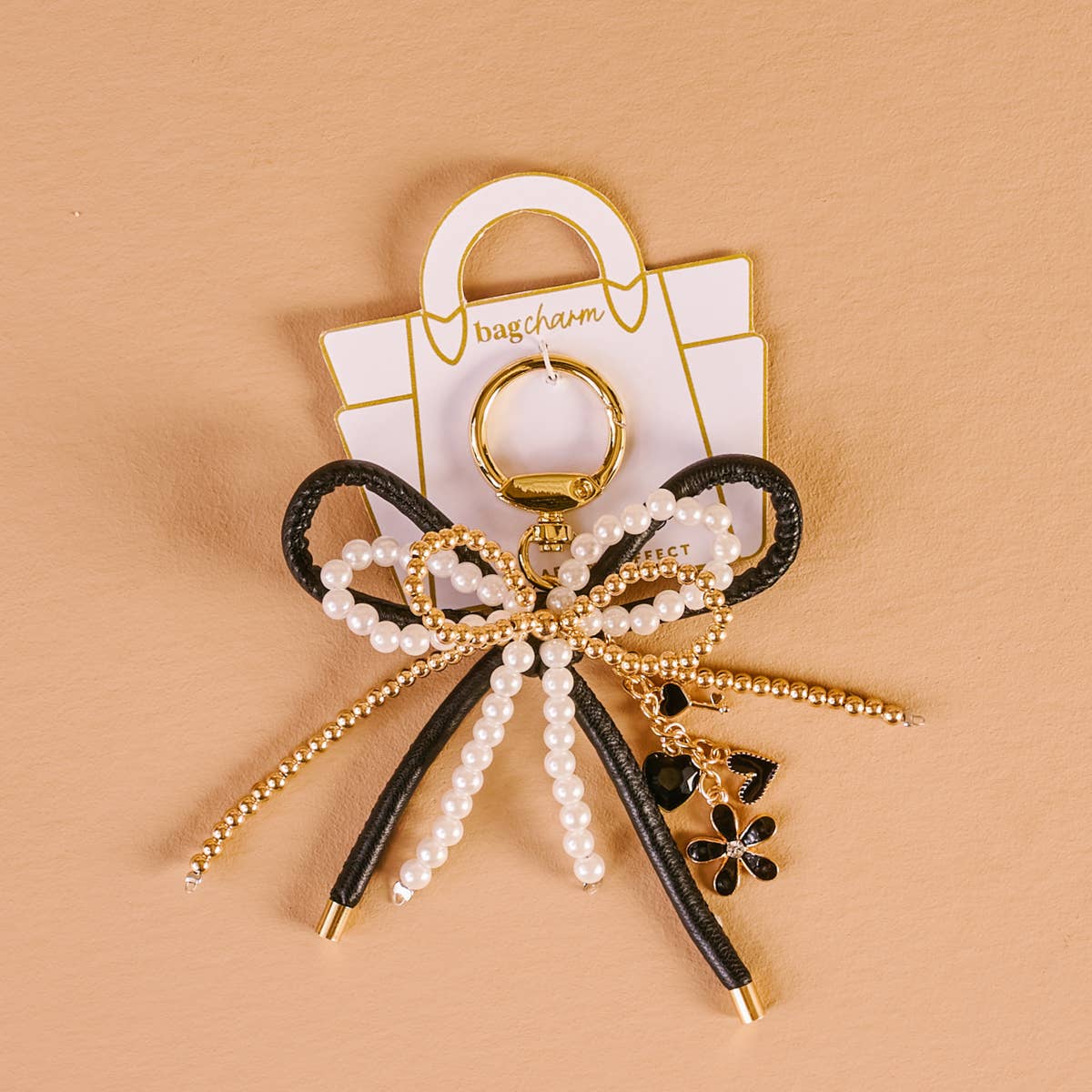 Layered Bows Bag Charm – Luxe Glam