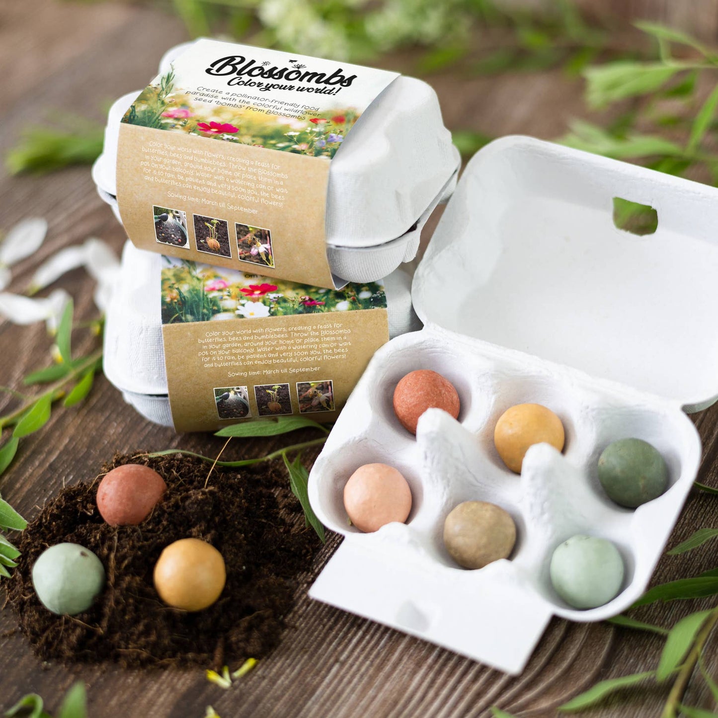 Flowers For You Egg Carton | Wildflower Seed Balls |