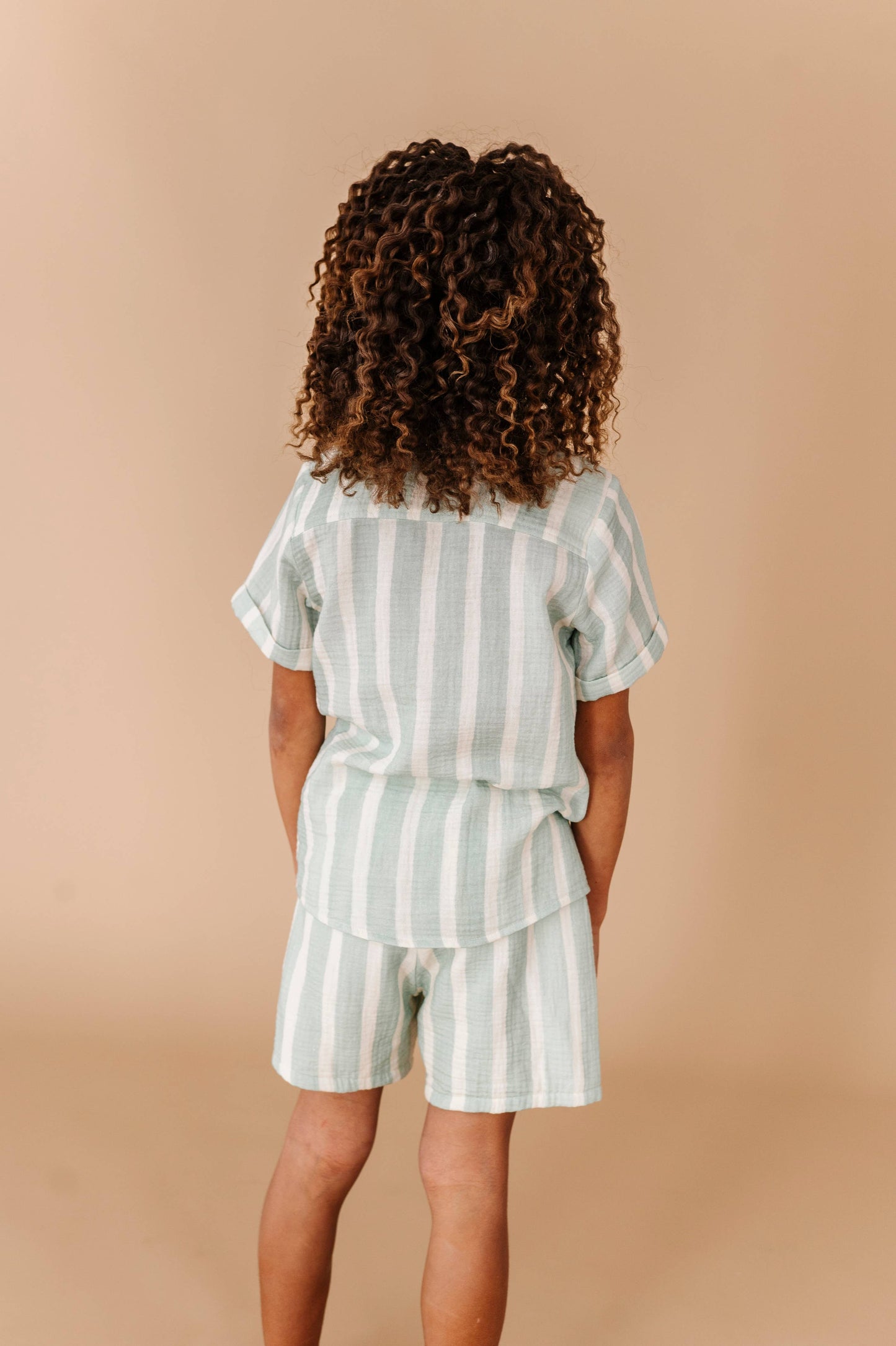 Boys Linen Set - Mint
