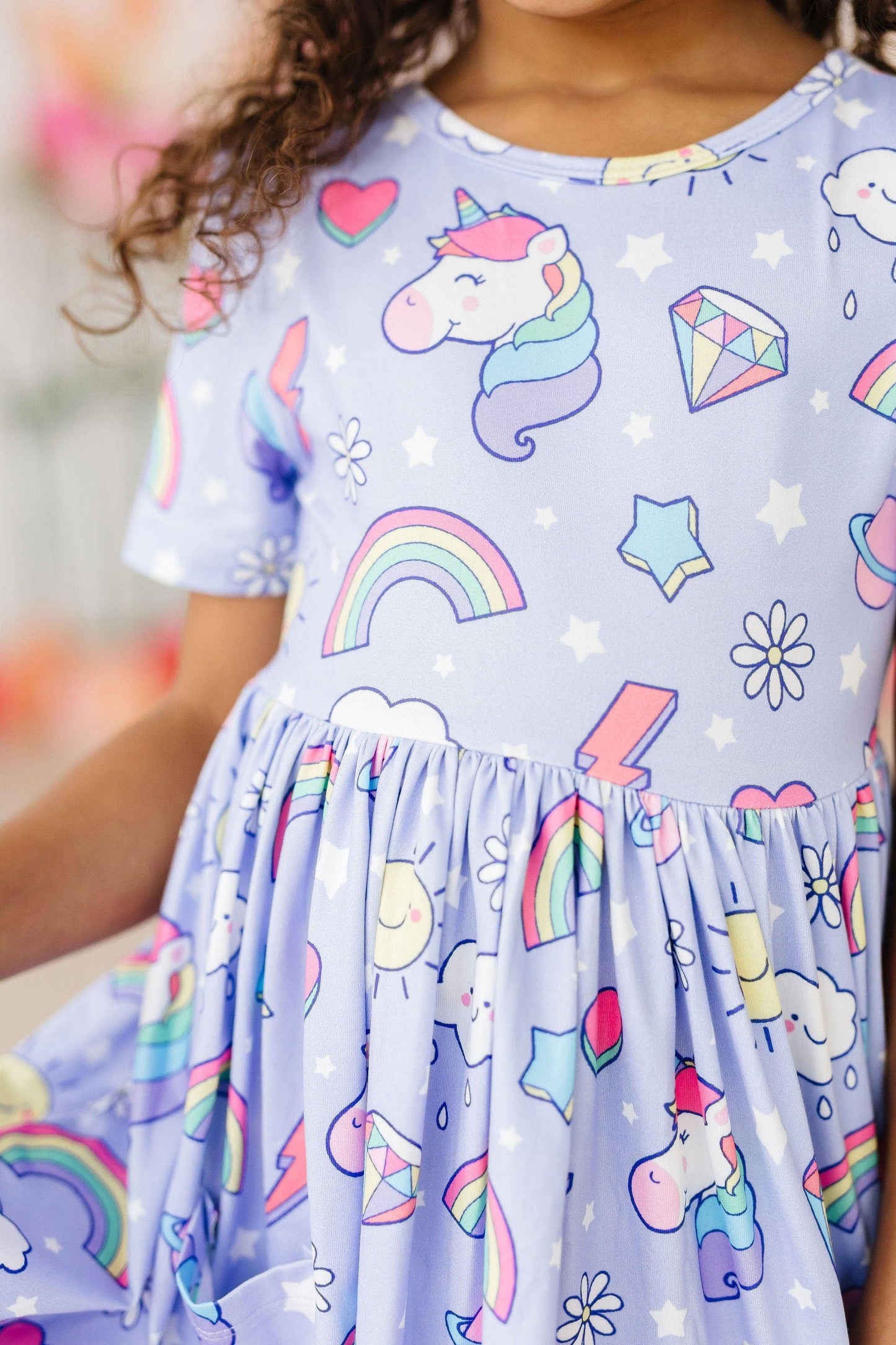 Galactic Unicorns Twirl Dress
