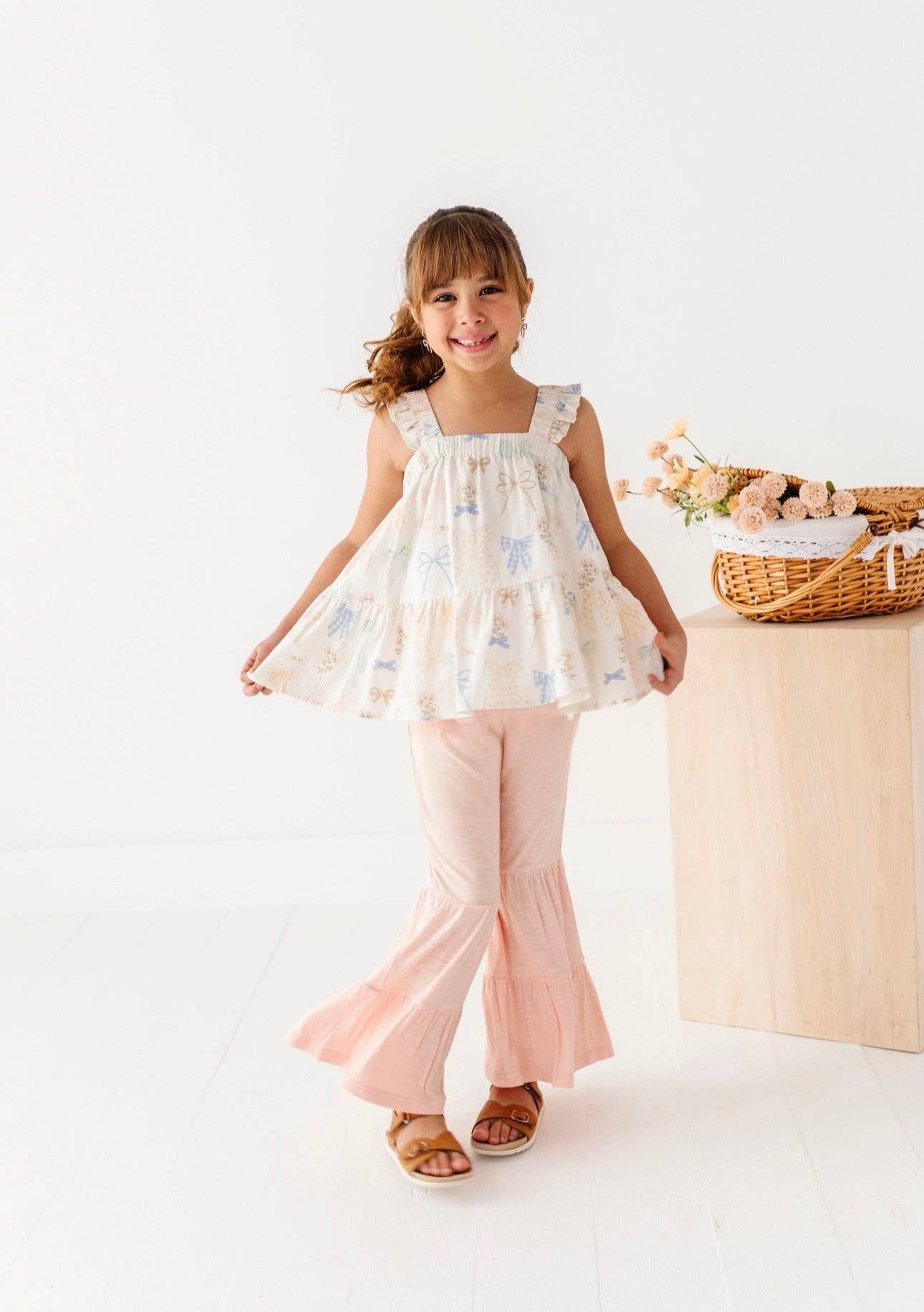 Garden Bows Peplum + Flare Set