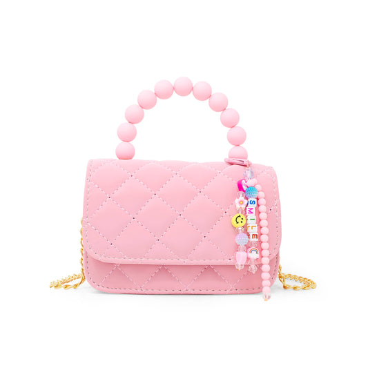 Pearl Handle Charm Handbag