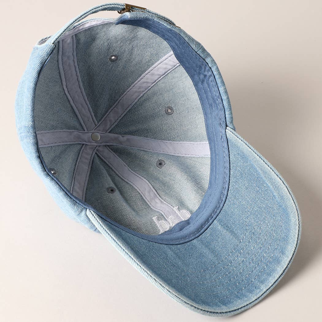 Dad Embroidered Denim Cap
