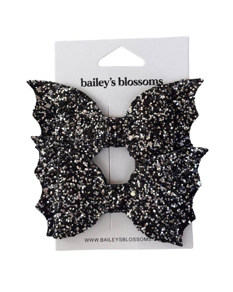 Glitter Bat Clips