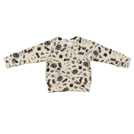 Retro Skater Raglan Sweatshirt