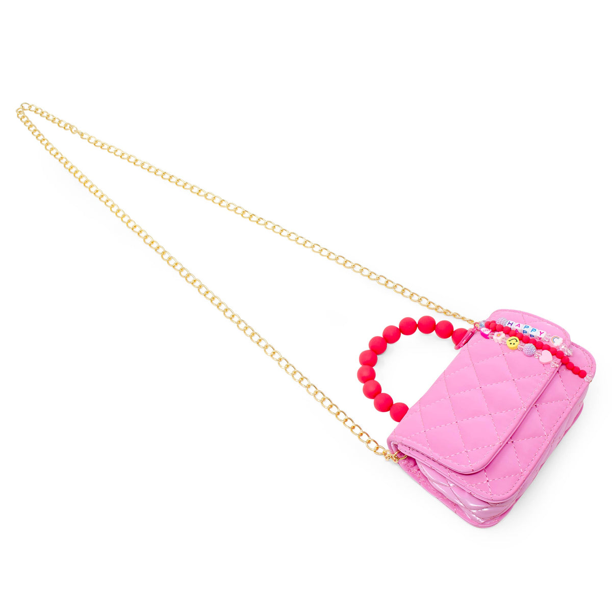 Pearl Handle Charm Handbag