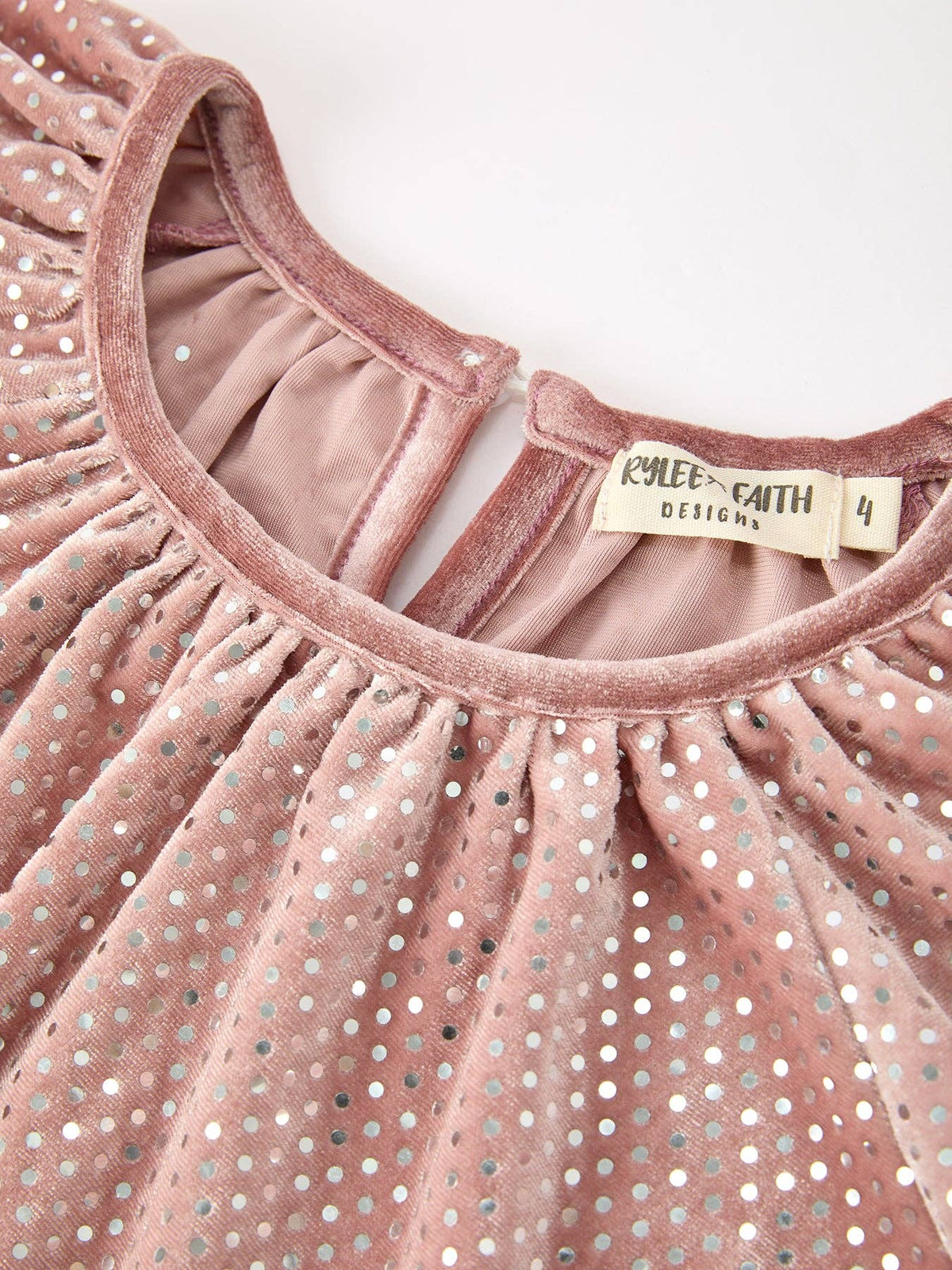 Velvet Sparkle Party Dress