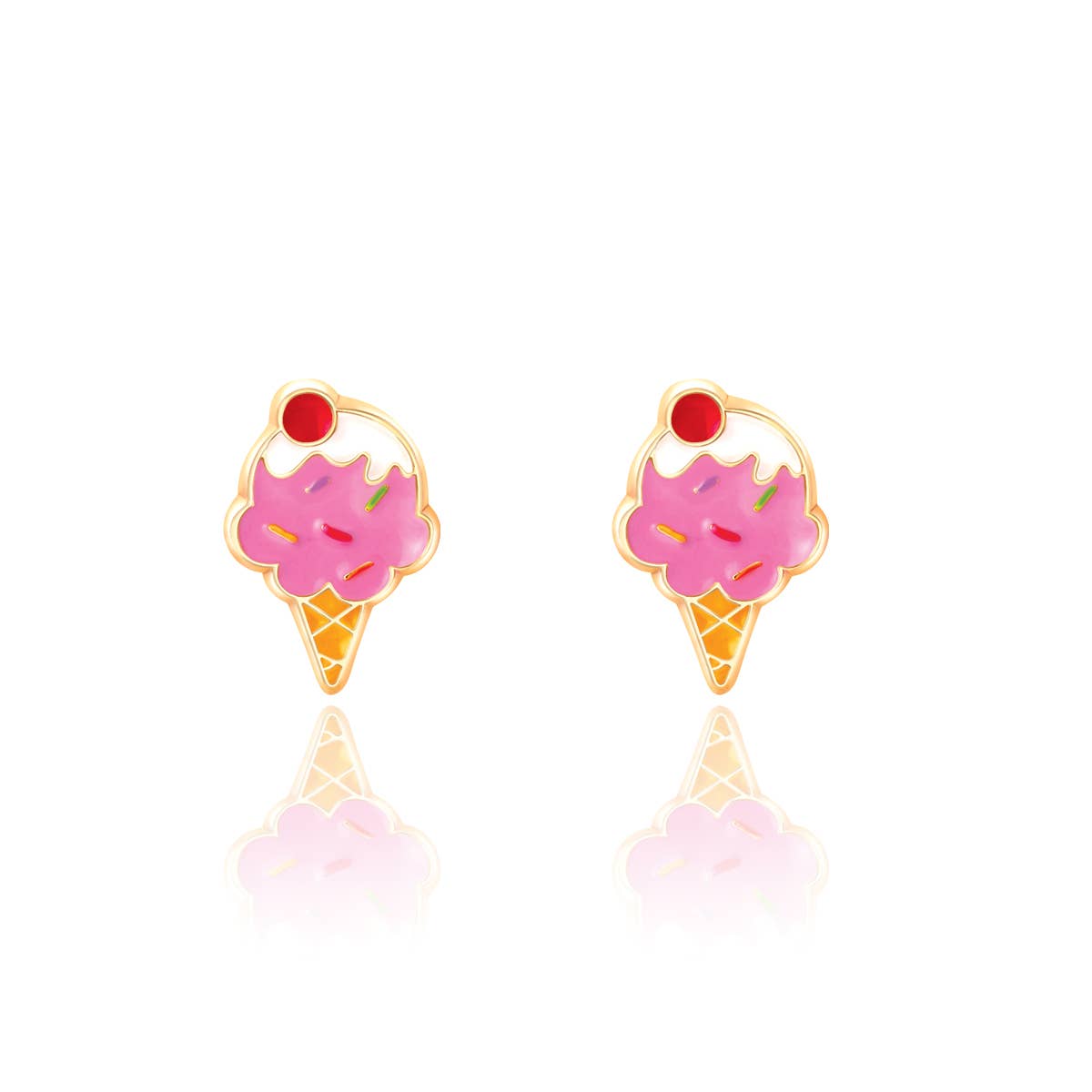 Ice Cream Dream Stud Earrings