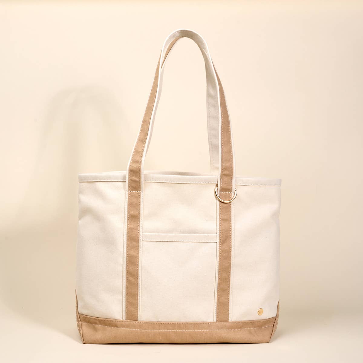 The Signature Canvas Tote Bag – Beige