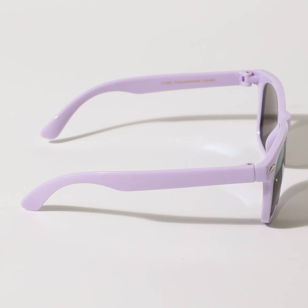 Kids Classic Square Frame Sunglasses