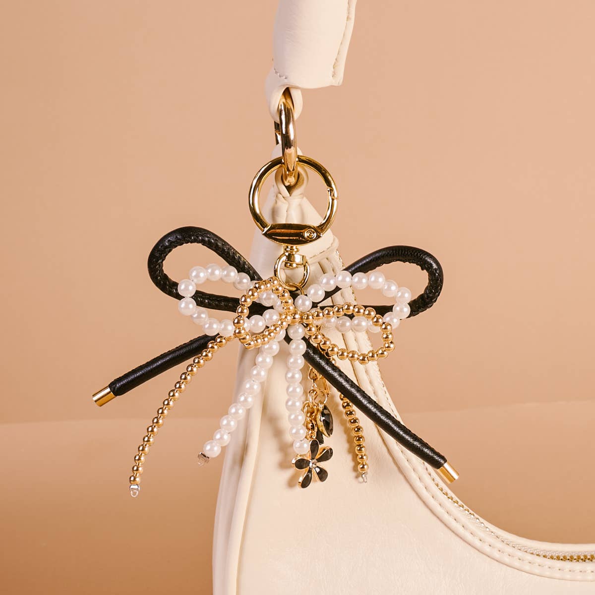Layered Bows Bag Charm – Luxe Glam