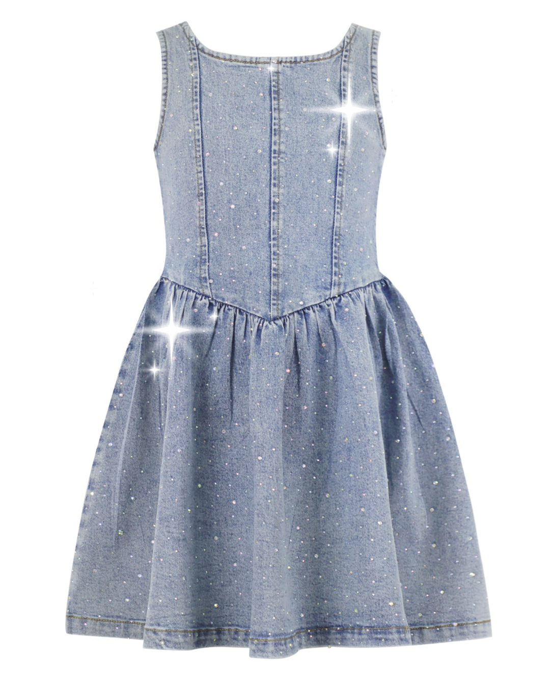 Denim Sparkle Dress