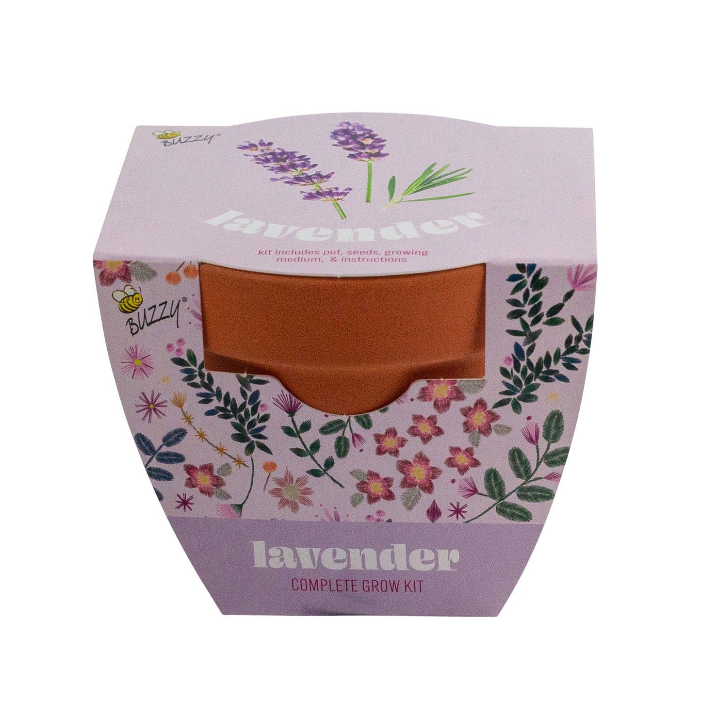 Classic 3.3 in Terracotta Lavender Grow Kit | Indoor |