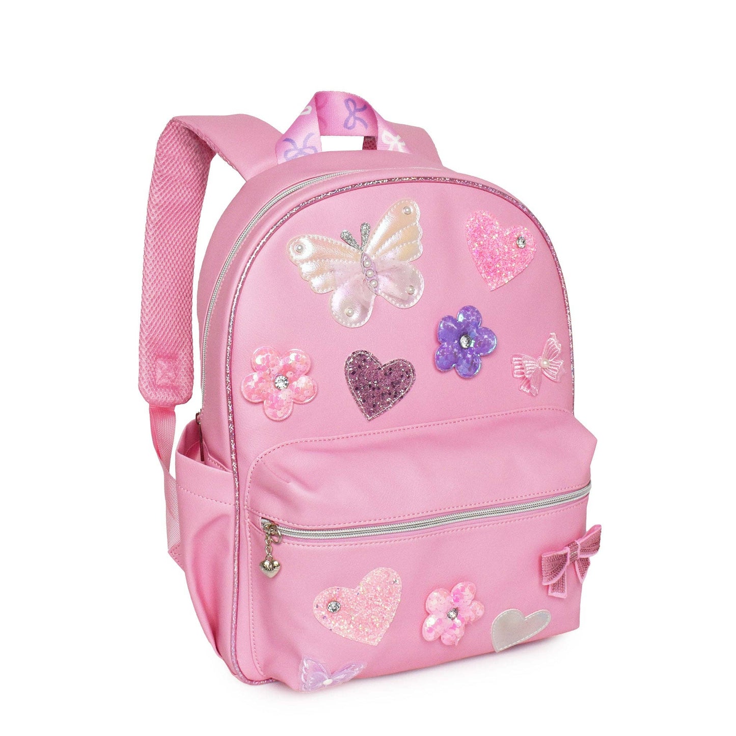 Butterfly, Heart, Daisy, & Bow Patch Backpack